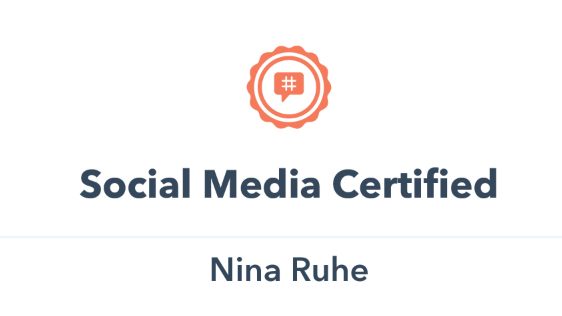 Hubspot Academy Social Media Certification